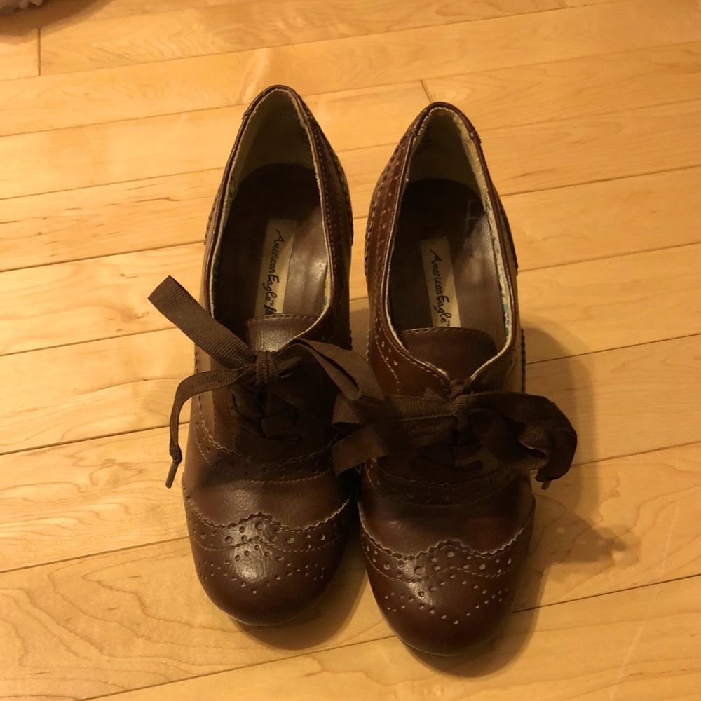 Brown heels